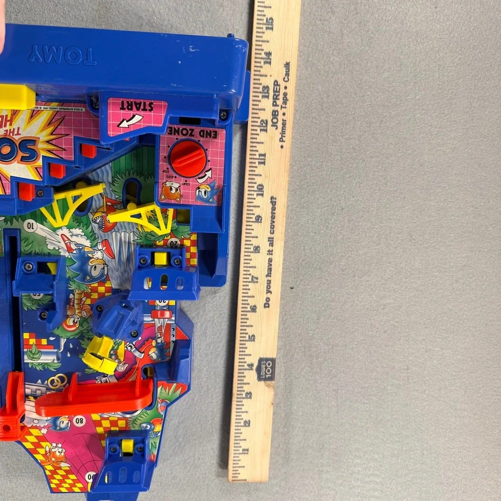 Vintage 1992 TOMY Sonic Hedgehog Mountain Quest Arcade Game WORKING  Sega Tails